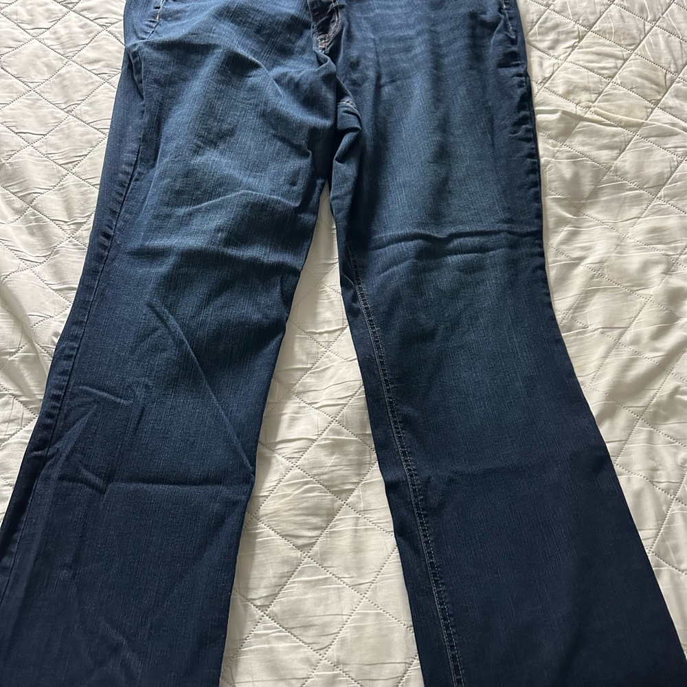Maurices Dark Blue Flare Jeans